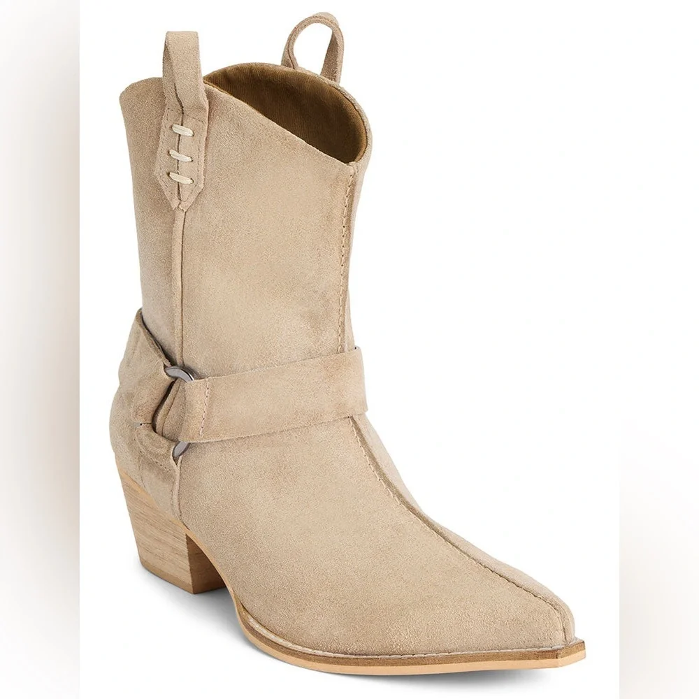 NWT MATISSE TOMBSTONE SUEDE COWBOY BOOT Sz 5 (no original box) - Picture 3 of 11